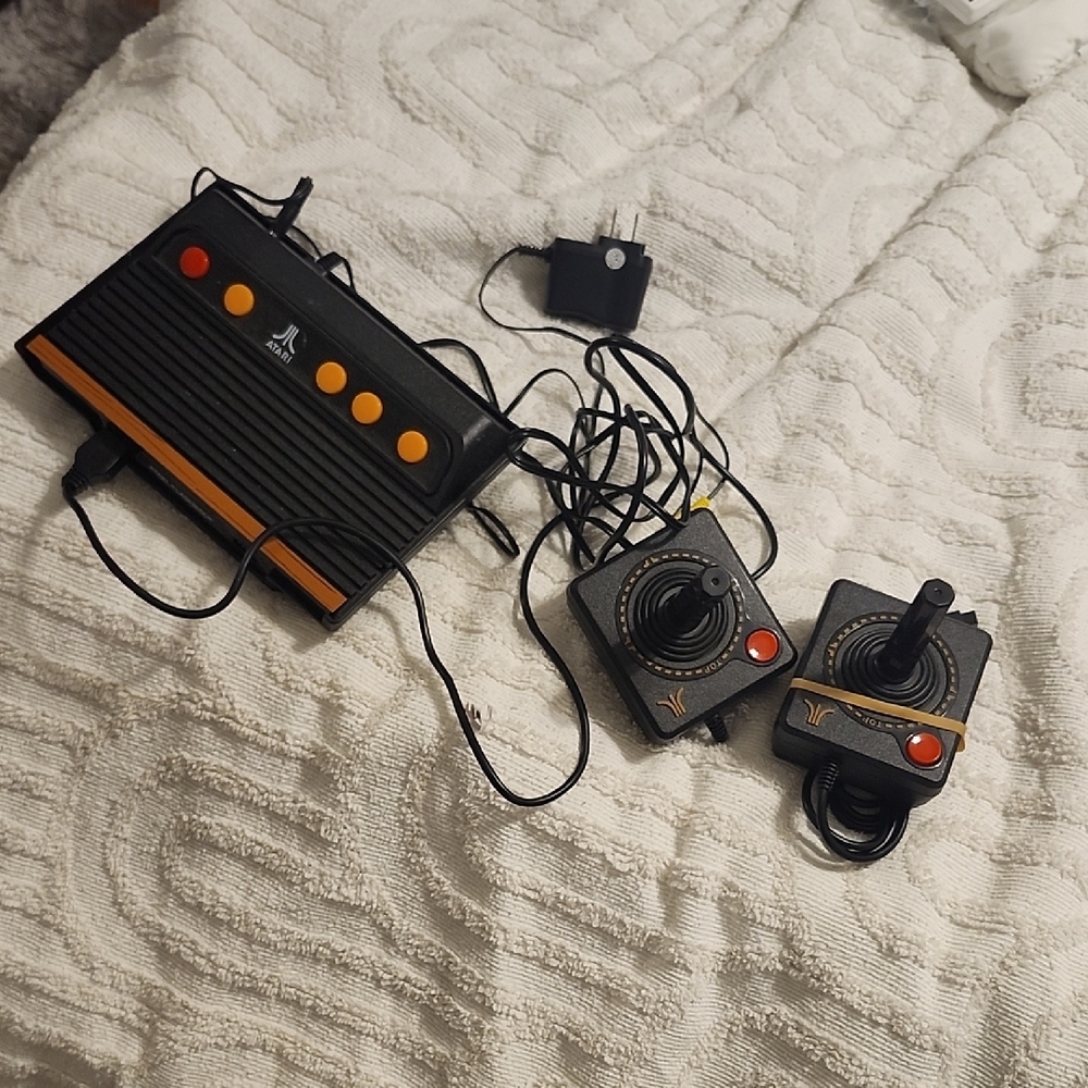 Atari Retro Gaming Console with Joysticks